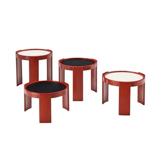 Image 1 of Vintage nesting tables by Gianfranco Frattini for Cassina, Italy 1960