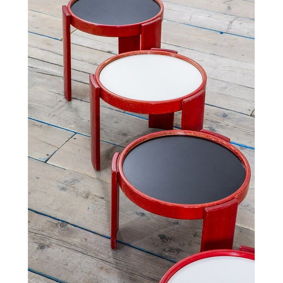 Image 1 of Vintage nesting tables by Gianfranco Frattini for Cassina, Italy 1960