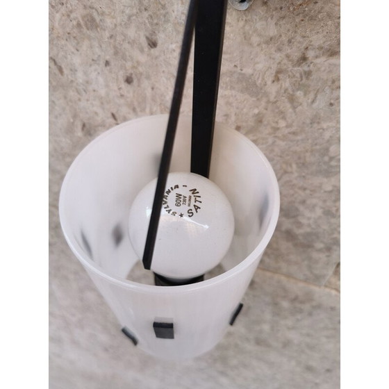 Image 1 of Vintage wall lamp in metal and plexiglas, Italy 1950