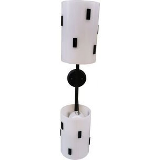 Image 1 of Vintage wall lamp in metal and plexiglas, Italy 1950