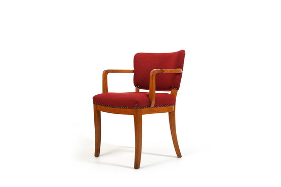 Image 1 of Old Fritz Hansen Chair In Oak