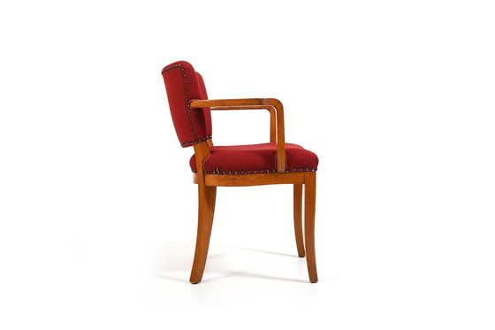 Image 1 of Old Fritz Hansen Chair In Oak