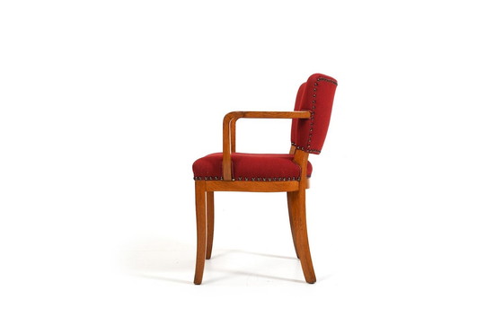 Image 1 of Old Fritz Hansen Chair In Oak