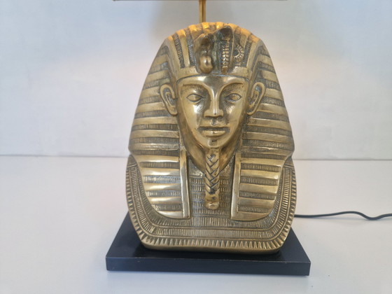 Image 1 of Hollywood Regency Pharaoh Lamp