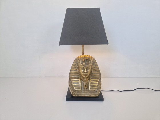 Image 1 of Hollywood Regency Pharaoh Lamp