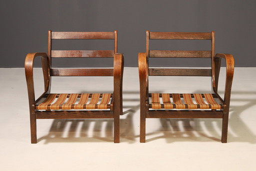 Pair Of Armchairs By Karel Kozelka & Antonín Kropáček | Interier Praha, 1940S