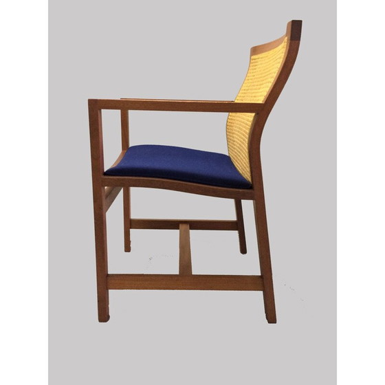 Image 1 of Vintage King armchair in mahogany by Ruh Thygesen and Johnny Sørensen for Fredericia Furniture As, 1980