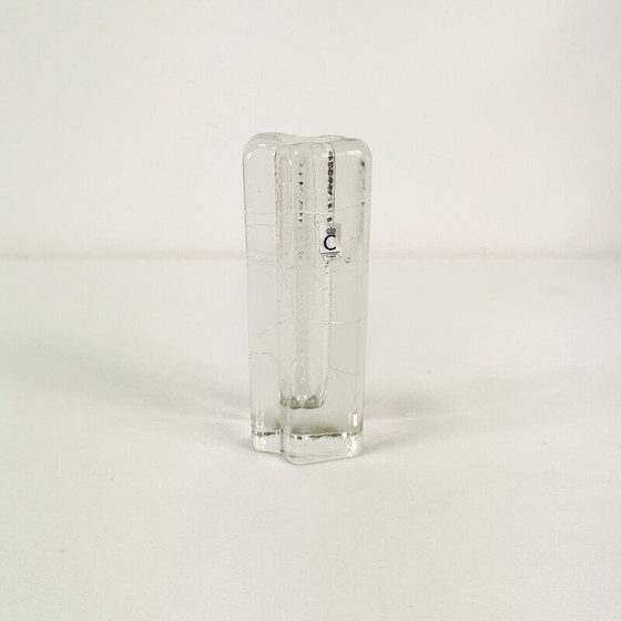 Image 1 of Vintage crystal glass vase by Christinen Hutte, Germany 1960