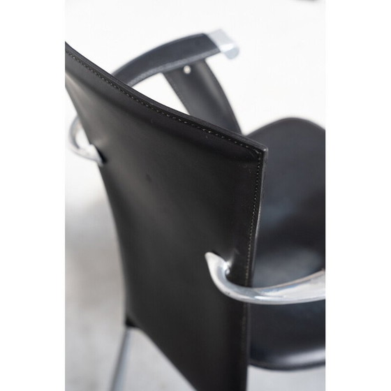 Image 1 of Vintage Stine Line 1990s leather armchair