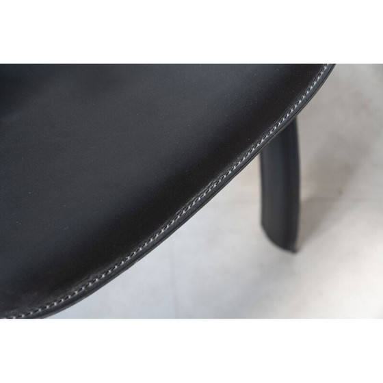 Image 1 of Vintage Stine Line 1990s leather armchair