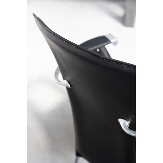 Image 1 of Vintage Stine Line 1990s leather armchair