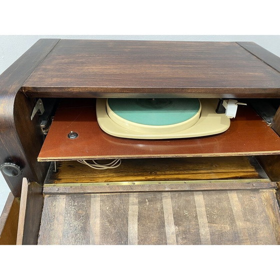 Image 1 of Mid century cabinet with build-in turntable, Germany 1950s