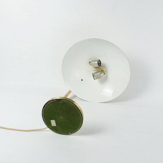 Image 1 of Lampada da scrivania vintage Bauhaus in ottone di Egon Hillebrand per Lichtenfabrik Hillebrand, Germania 1940