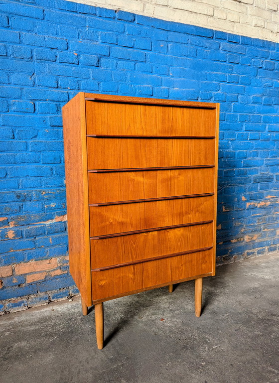 Image 1 of Danish midcentury chest of drawers 1960