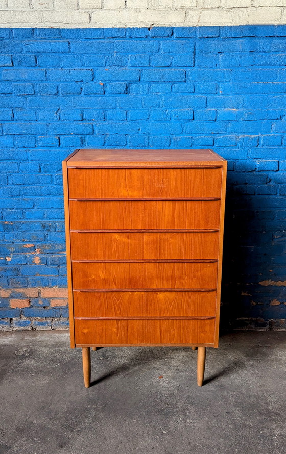 Image 1 of Danish midcentury chest of drawers 1960