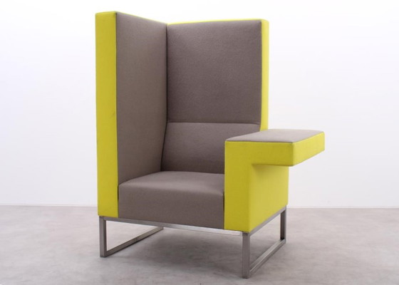 Image 1 of Casala Palau Bricks armchair yellow/gray