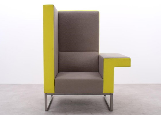 Image 1 of Casala Palau Bricks armchair yellow/gray