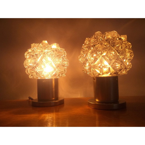 Image 1 of Pair of vintage table lamps by Kamenicky Senov, 1970