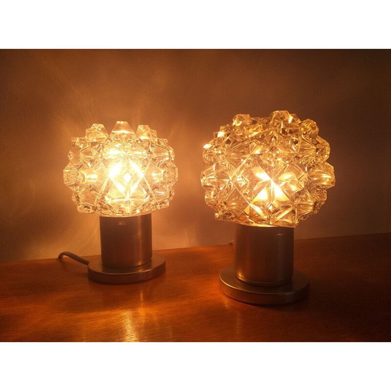 Image 1 of Pair of vintage table lamps by Kamenicky Senov, 1970