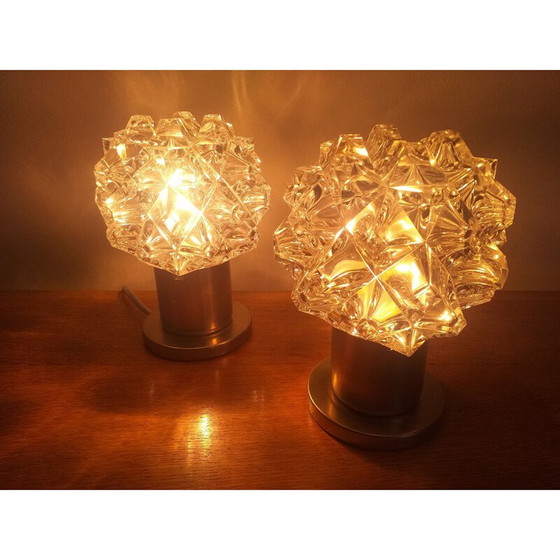 Image 1 of Pair of vintage table lamps by Kamenicky Senov, 1970