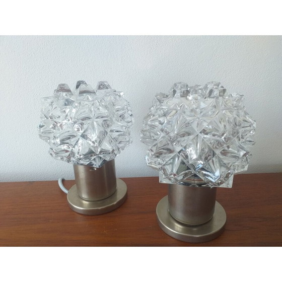 Image 1 of Pair of vintage table lamps by Kamenicky Senov, 1970