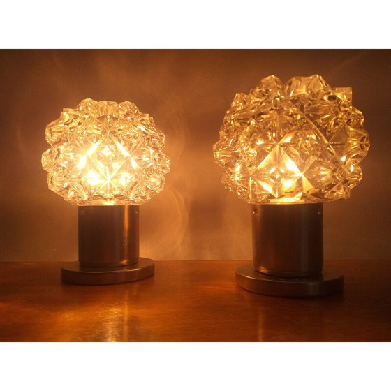 Image 1 of Pair of vintage table lamps by Kamenicky Senov, 1970