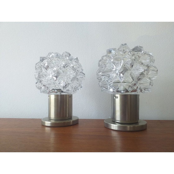 Image 1 of Pair of vintage table lamps by Kamenicky Senov, 1970