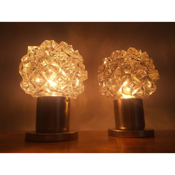 Image 1 of Pair of vintage table lamps by Kamenicky Senov, 1970