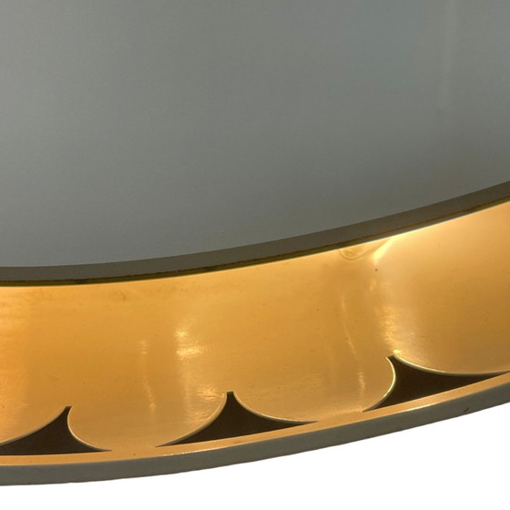 Image 1 of Ernest Igl for Hillebrand - German made space age design mirror with backlighting 