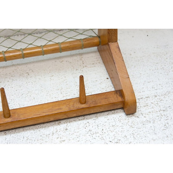 Image 1 of Vintage beech wood wall shelf by Krásná Jizba, Czechoslovakia 1960