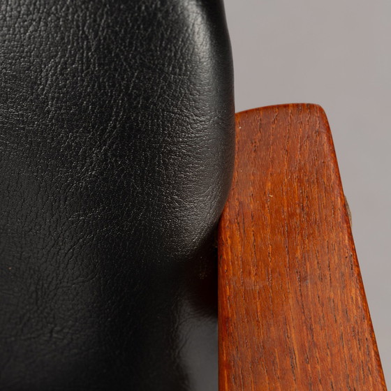 Image 1 of Reupholstered Teak Z-Chair By Kai Kristiansen For Slagelse Mobelvaerk, 1960S, Set Of 4