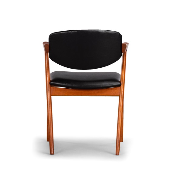 Image 1 of Reupholstered Teak Z-Chair By Kai Kristiansen For Slagelse Mobelvaerk, 1960S, Set Of 4