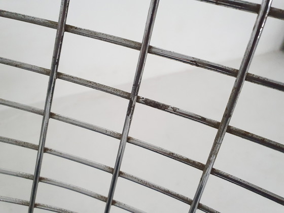 Image 1 of Set Of 8 Mid-Century Wire Chairs The Netherlands 1950'S