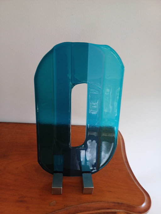 Aja Snelleman. Oval glass art