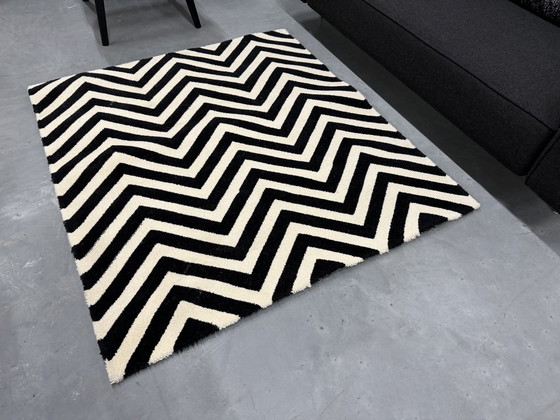 Image 1 of Brink and Campman Buckweat Millet Rug black and white