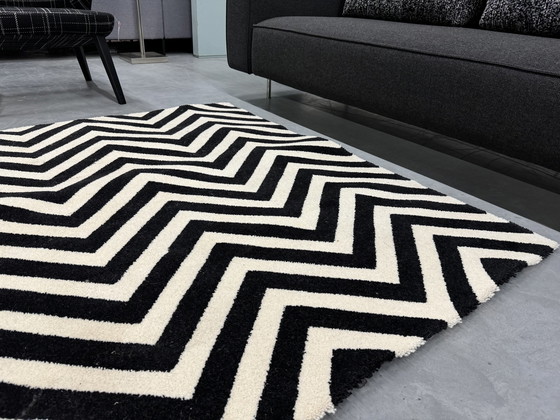 Image 1 of Brink and Campman Buckweat Millet Rug black and white