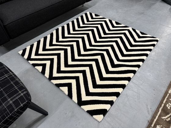 Image 1 of Brink and Campman Buckweat Millet Rug black and white