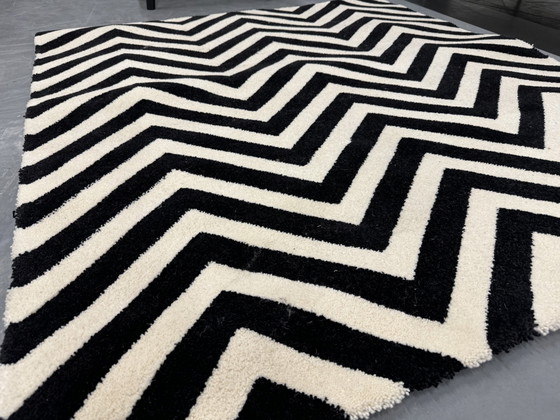 Image 1 of Brink and Campman Buckweat Millet Rug black and white