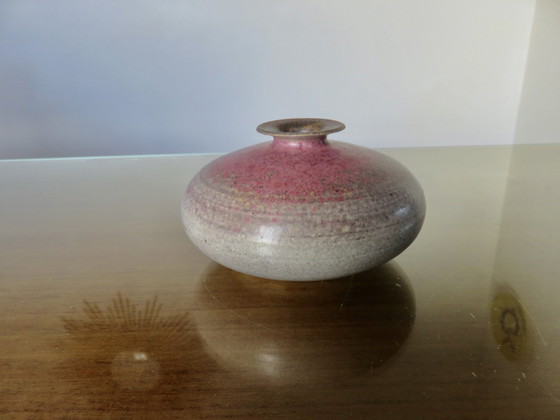 Image 1 of Ceramic Vase Signed, 50s 60s