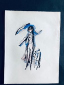 Kees van Dongen La Garconne 1925 pochoir
