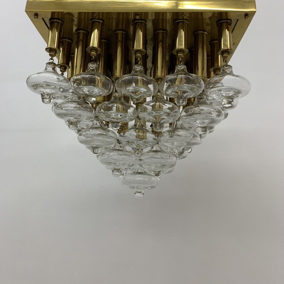 Image 1 of Kalmar Mid-century Design Rare Gold Ceiling Lamp - 1970s