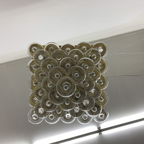 Image 1 of Kalmar Mid-century Design Rare Gold Ceiling Lamp - 1970s