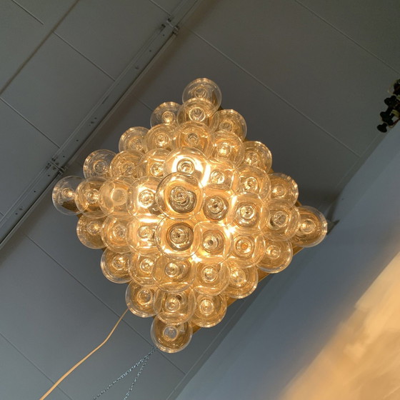 Image 1 of Kalmar Mid-century Design Rare Gold Ceiling Lamp - 1970s