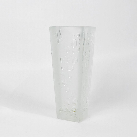 Image 1 of Vintage glass vase Poland 1970s