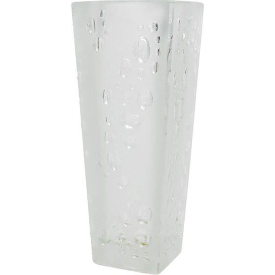 Image 1 of Vintage glass vase Poland 1970s