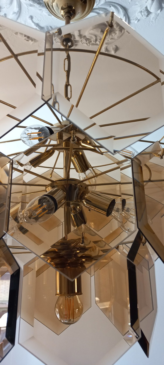 Image 1 of Lampadario in vetro vintage