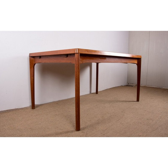 Image 1 of Vintage extendable teak dining table by Henning Kjaernulf for Vejle Stole, Denmark 1960