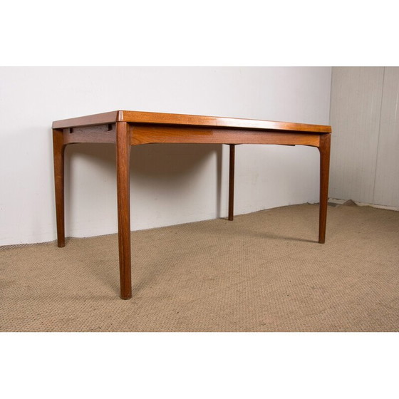 Image 1 of Vintage extendable teak dining table by Henning Kjaernulf for Vejle Stole, Denmark 1960