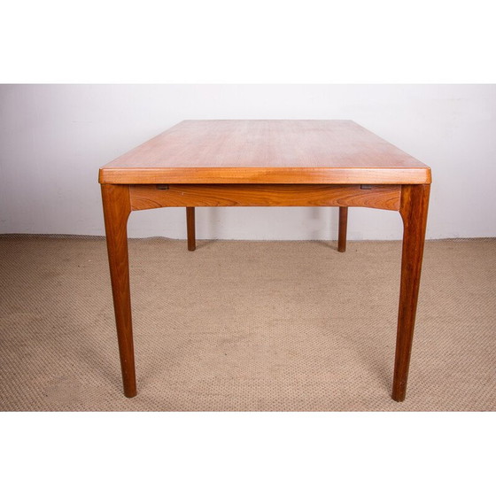 Image 1 of Vintage extendable teak dining table by Henning Kjaernulf for Vejle Stole, Denmark 1960