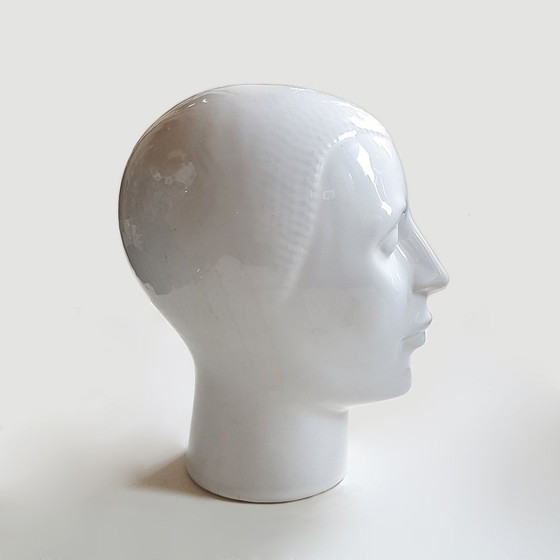 Image 1 of Tête en céramique vintage, Allemagne